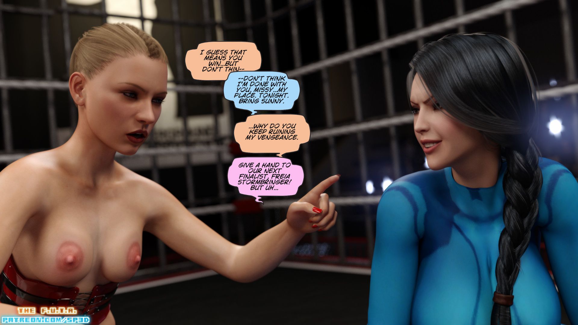 The F.U.T.A [SquarePeg3D] Match 11 - Cait 'The Mallet' O'Malley VS Freia - Page 65