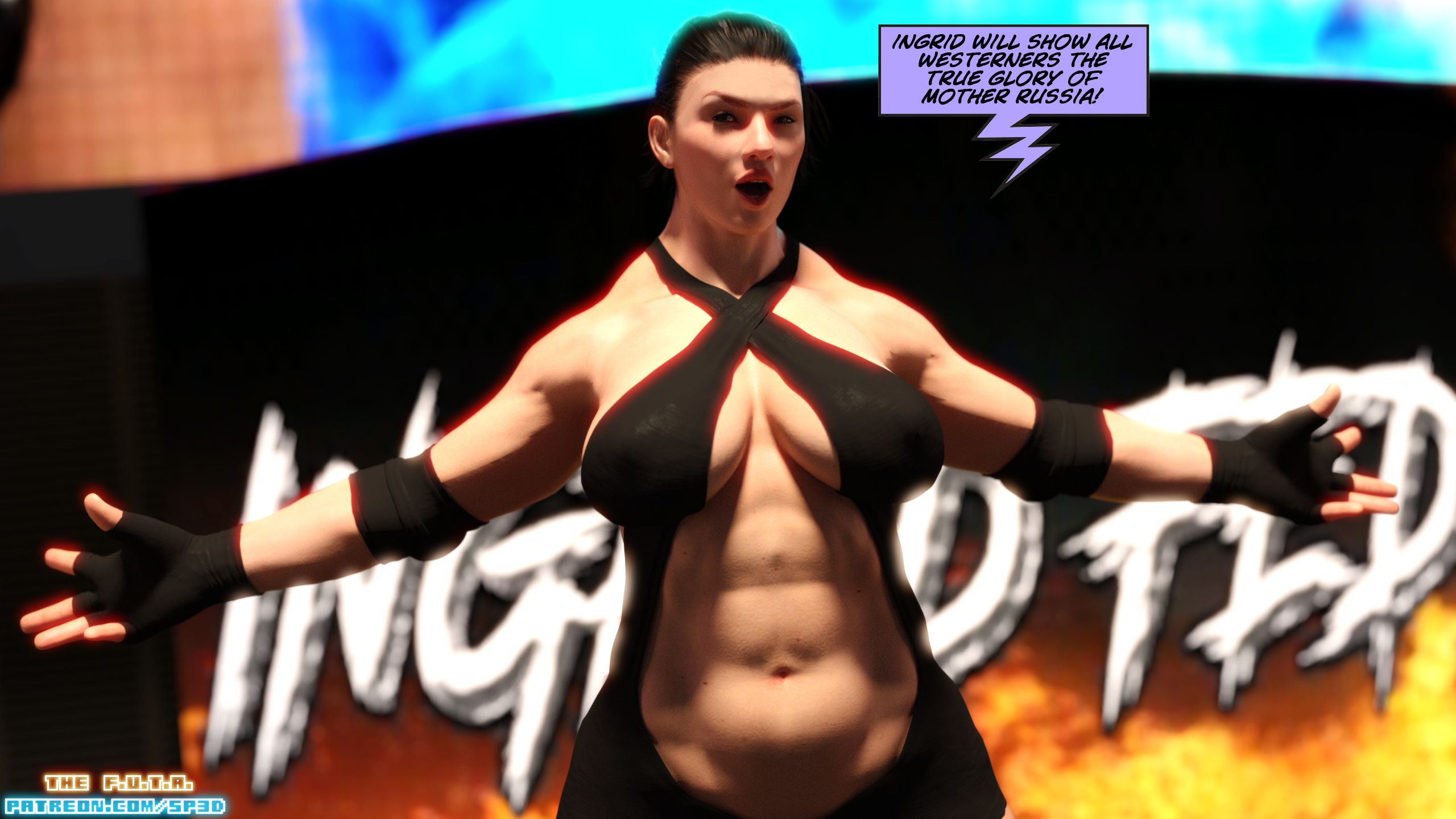 The F.U.T.A [SquarePeg3D] Match 12 - Ingrid 'The Bear' Fedorova VS Freia Stormbringer - Page 4