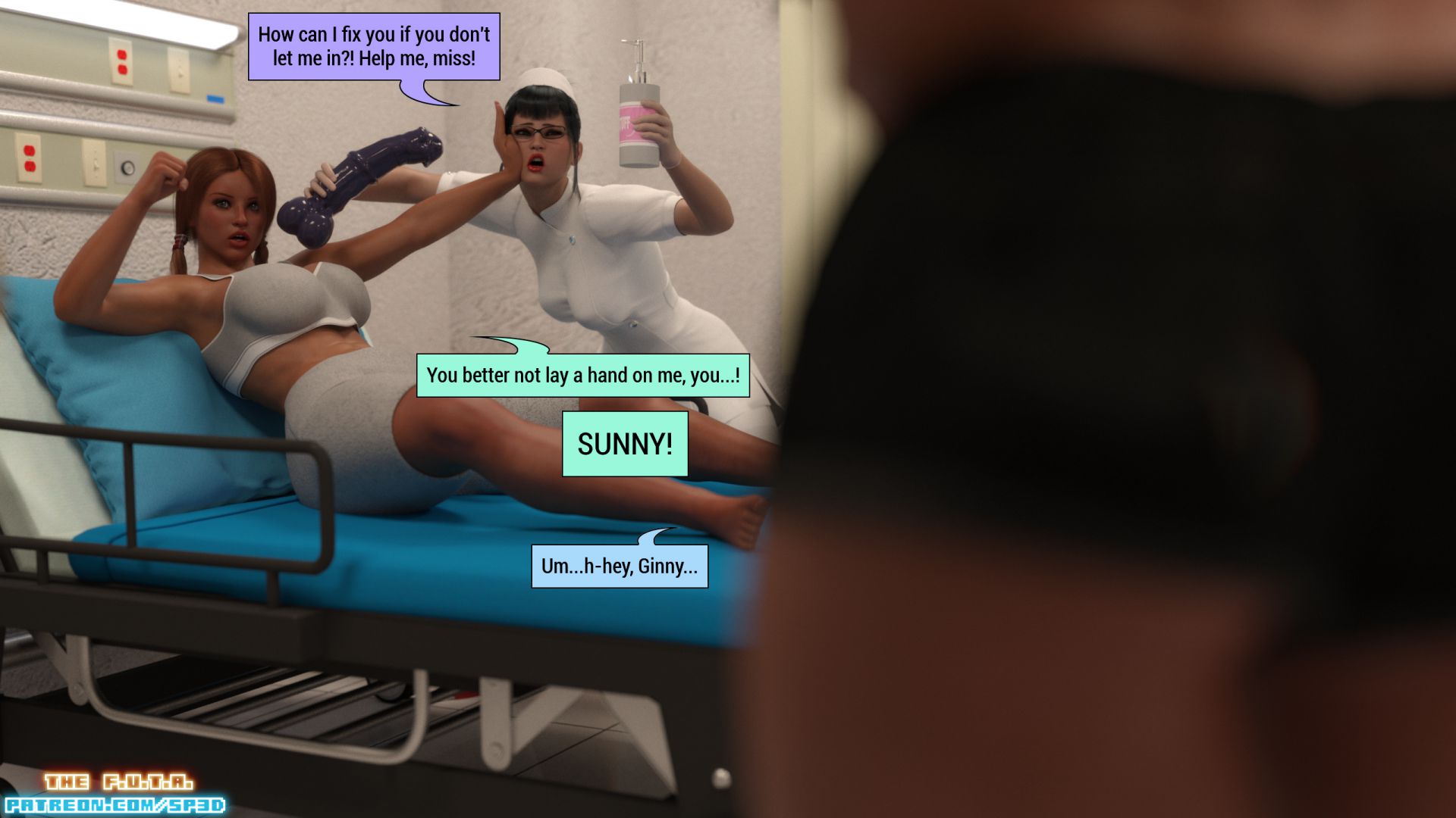 The F.U.T.A [SquarePeg3D] Match 5 - Emiko VS Sexy Sky - Page 117