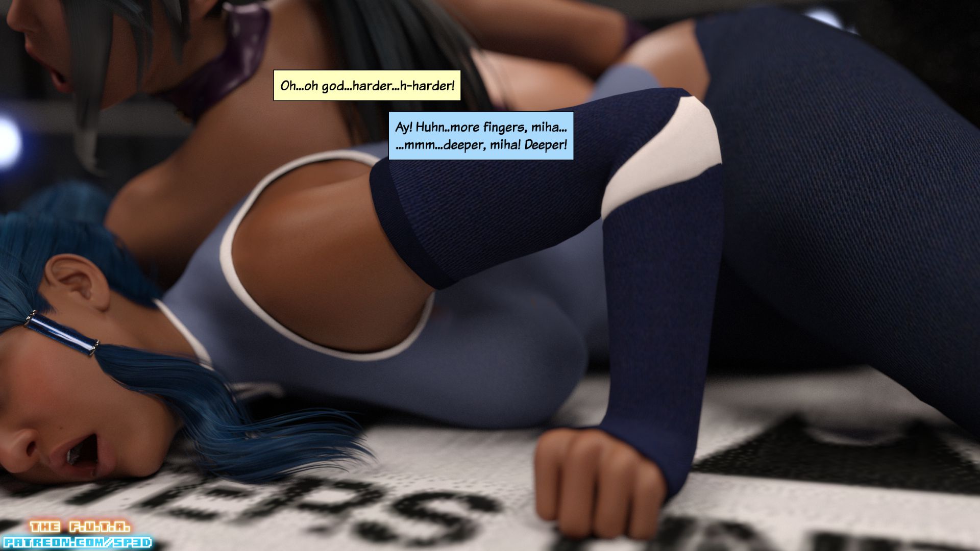 The F.U.T.A [SquarePeg3D] Match 5 - Emiko VS Sexy Sky - Page 14