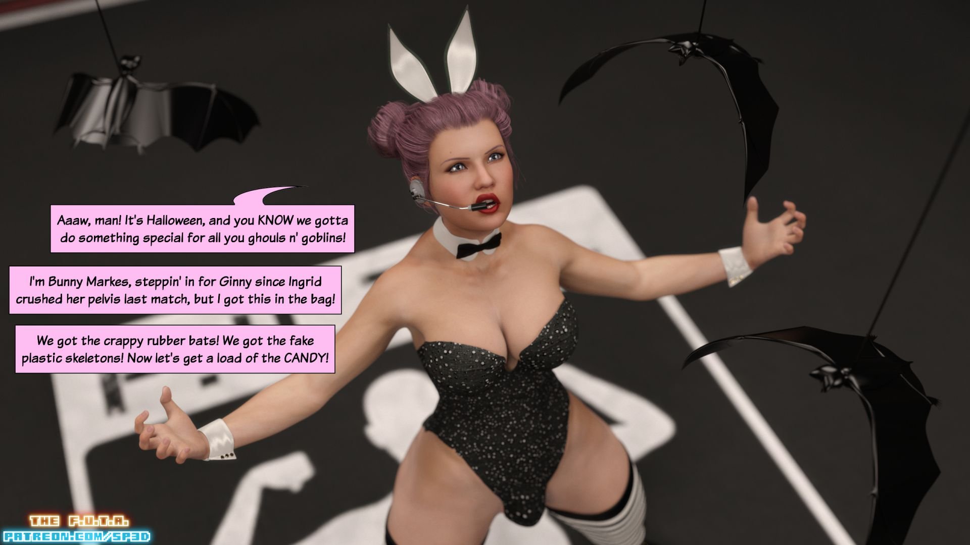 The F.U.T.A [SquarePeg3D] Match 5 - Emiko VS Sexy Sky - Page 2