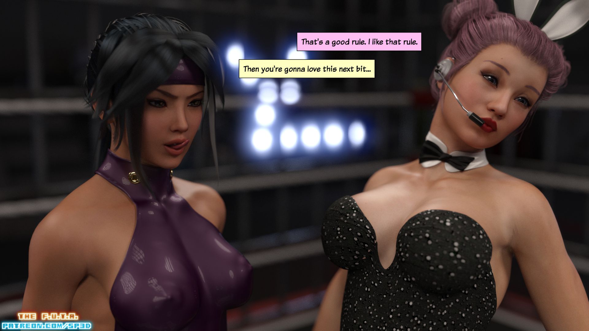 The F.U.T.A [SquarePeg3D] Match 5 - Emiko VS Sexy Sky - Page 20