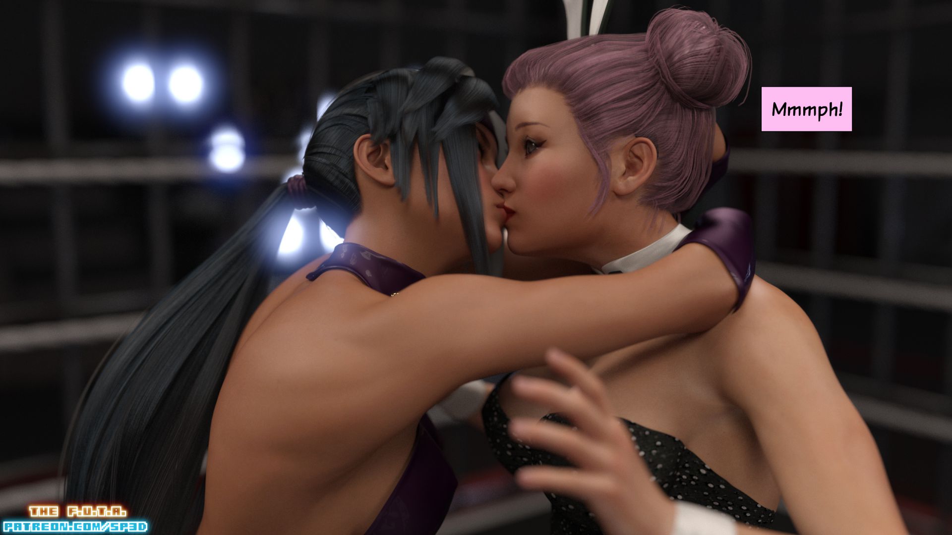 The F.U.T.A [SquarePeg3D] Match 5 - Emiko VS Sexy Sky - Page 21