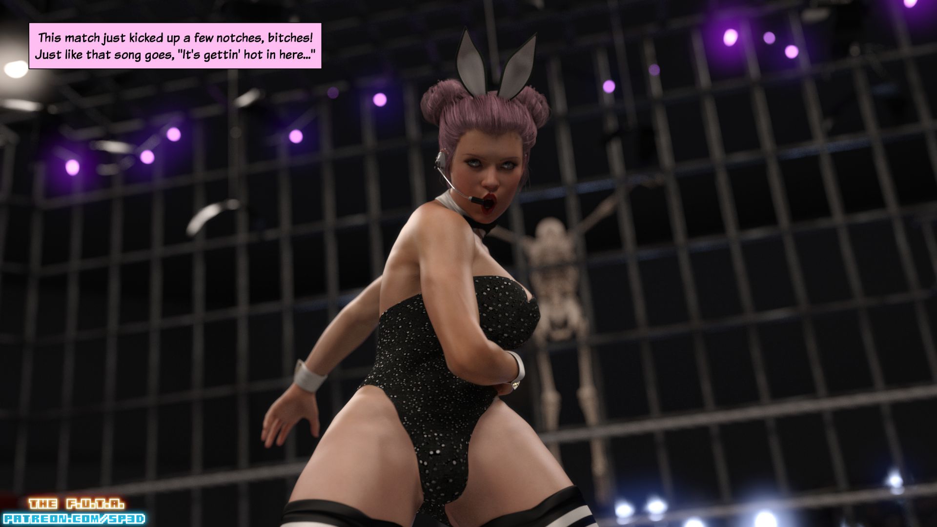 The F.U.T.A [SquarePeg3D] Match 5 - Emiko VS Sexy Sky - Page 23