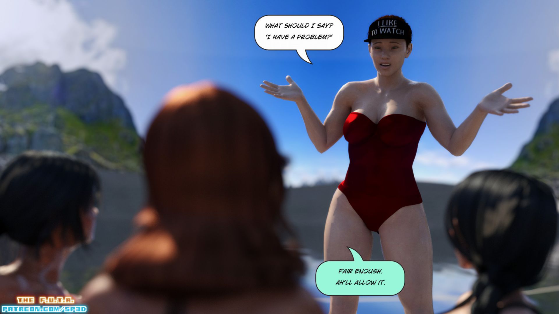 The F.U.T.A [SquarePeg3D] Match 9 - Emiko VS Freia - Page 35