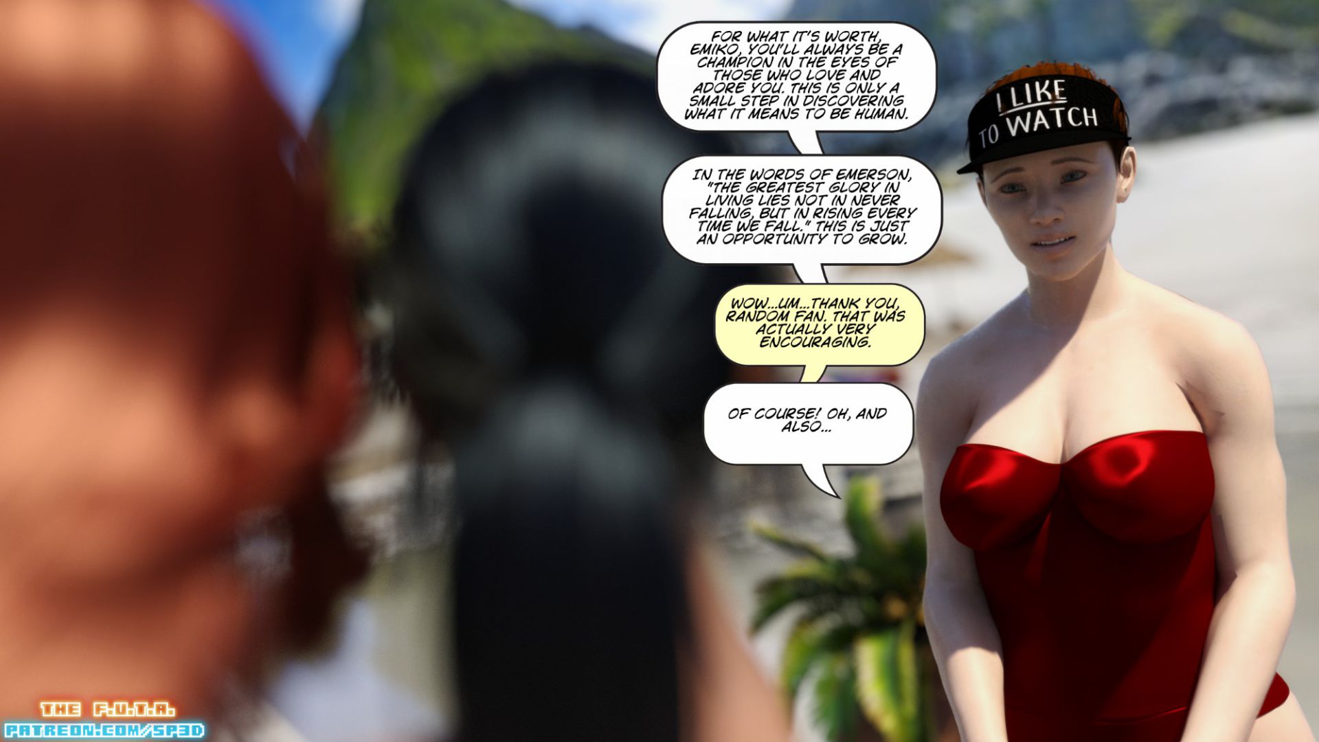 The F.U.T.A [SquarePeg3D] Match 9 - Emiko VS Freia - Page 73