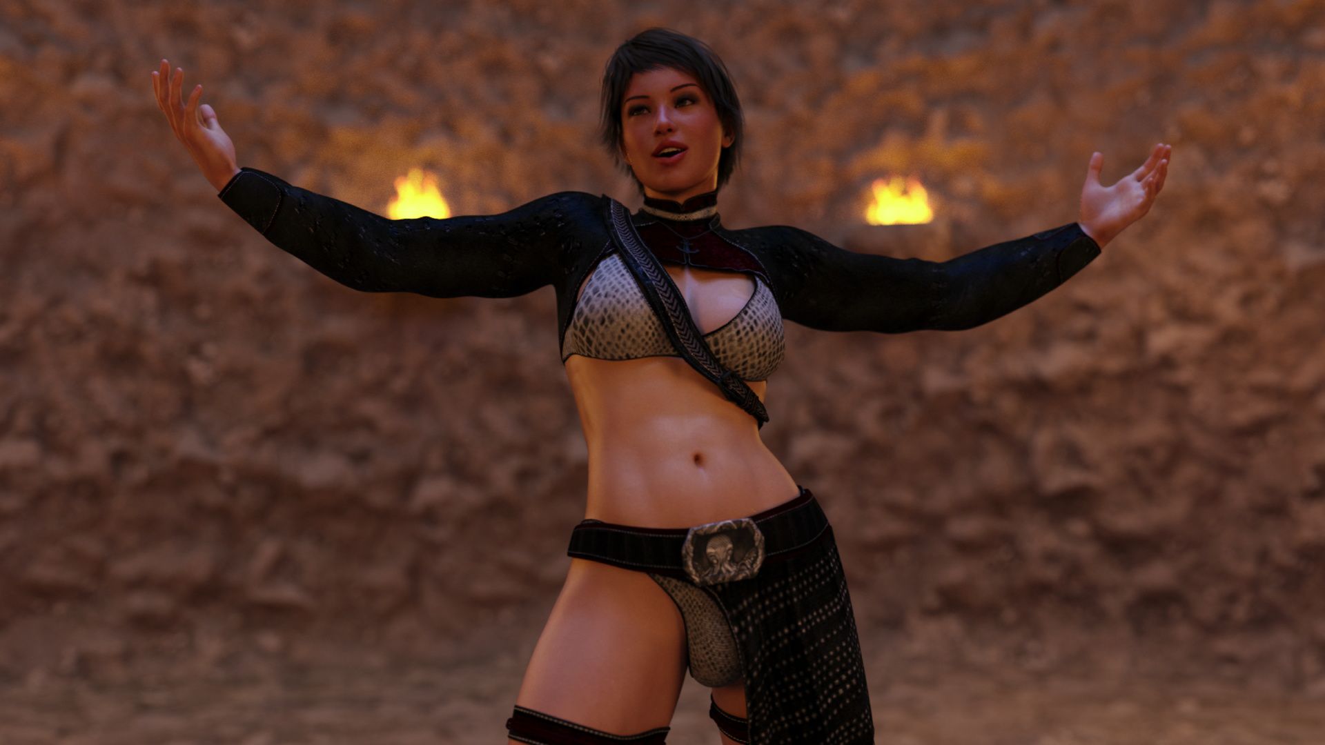 Tales Of Hylore [SquarePeg3D] Chapter 3 - Trading Blows - No Text  - Page 1