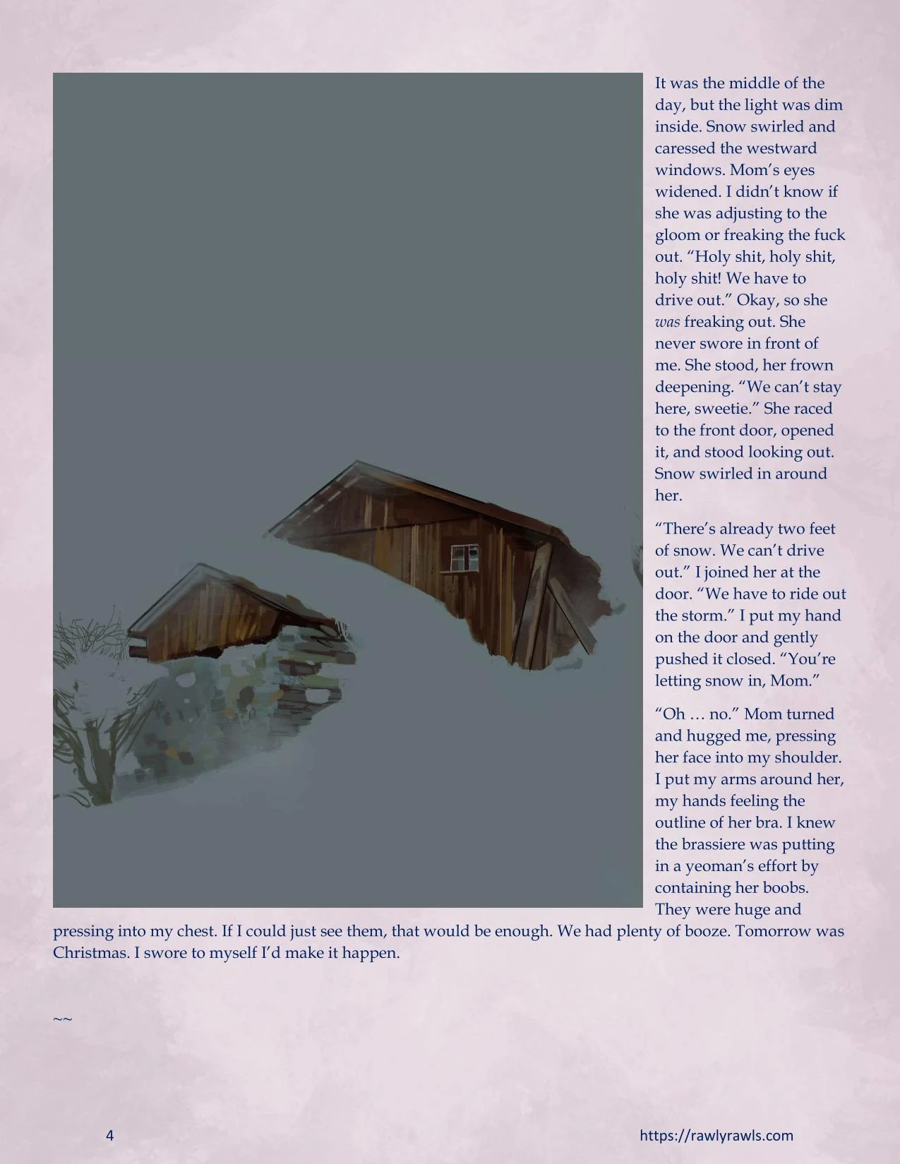 Marooned Christmas [BSA , Rawly Rawls] Chapter 1 - Page 4