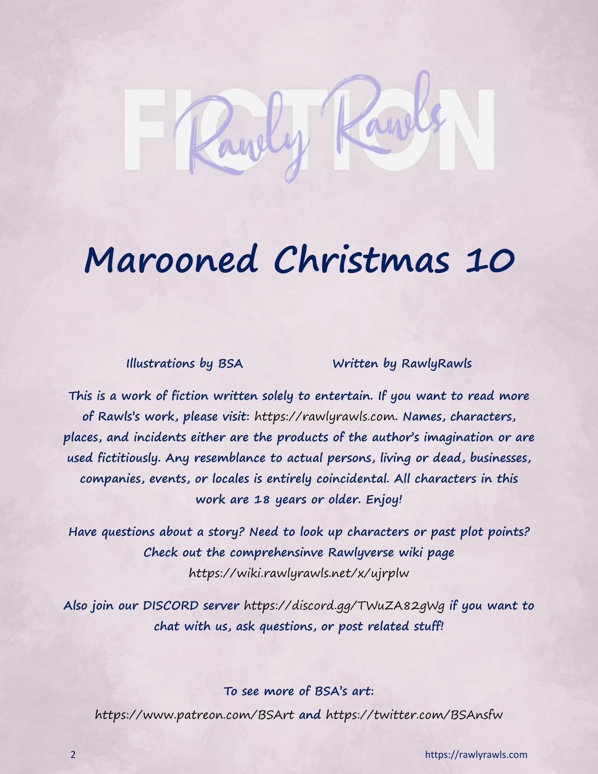 Marooned Christmas [BSA , Rawly Rawls] Chapter 10 - Page 2