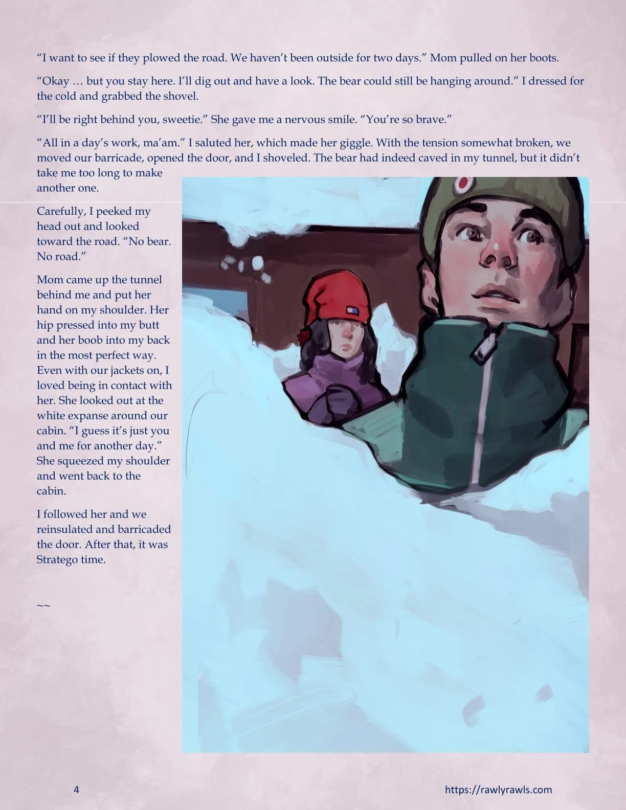 Marooned Christmas [BSA , Rawly Rawls] Chapter 10 - Page 4