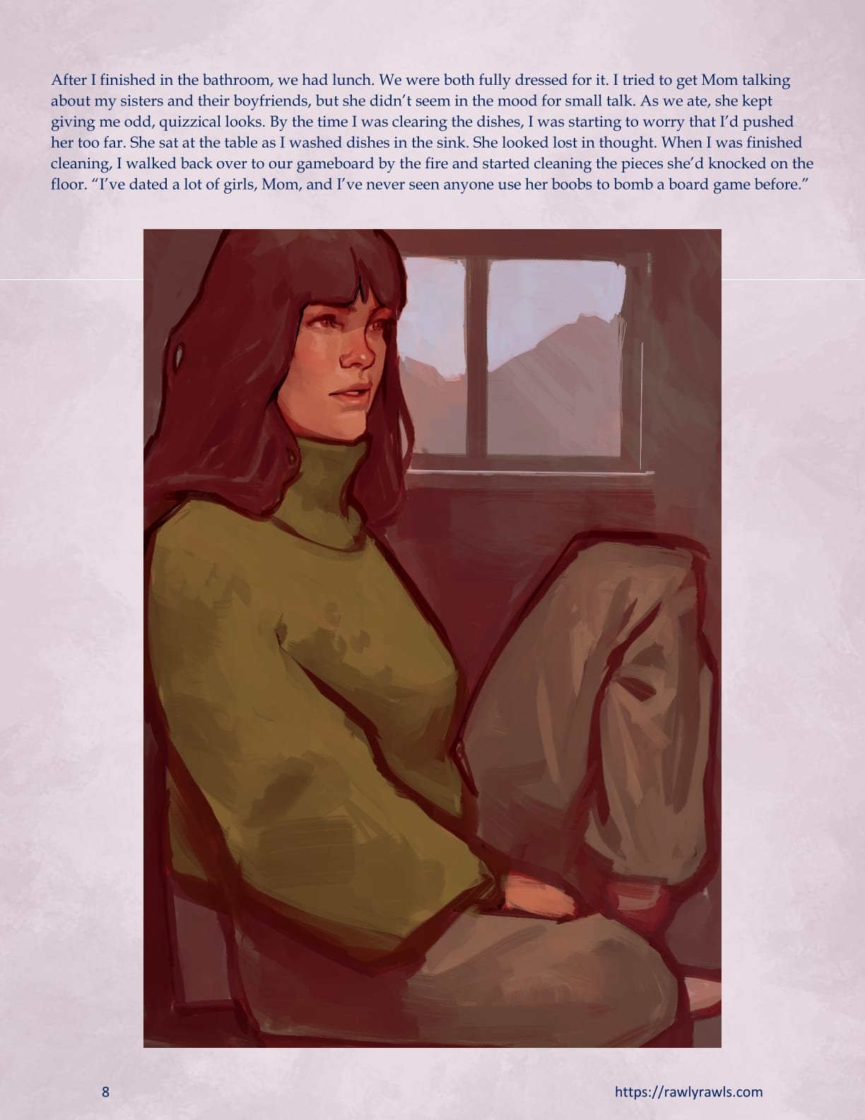 Marooned Christmas [BSA , Rawly Rawls] Chapter 10 - Page 8