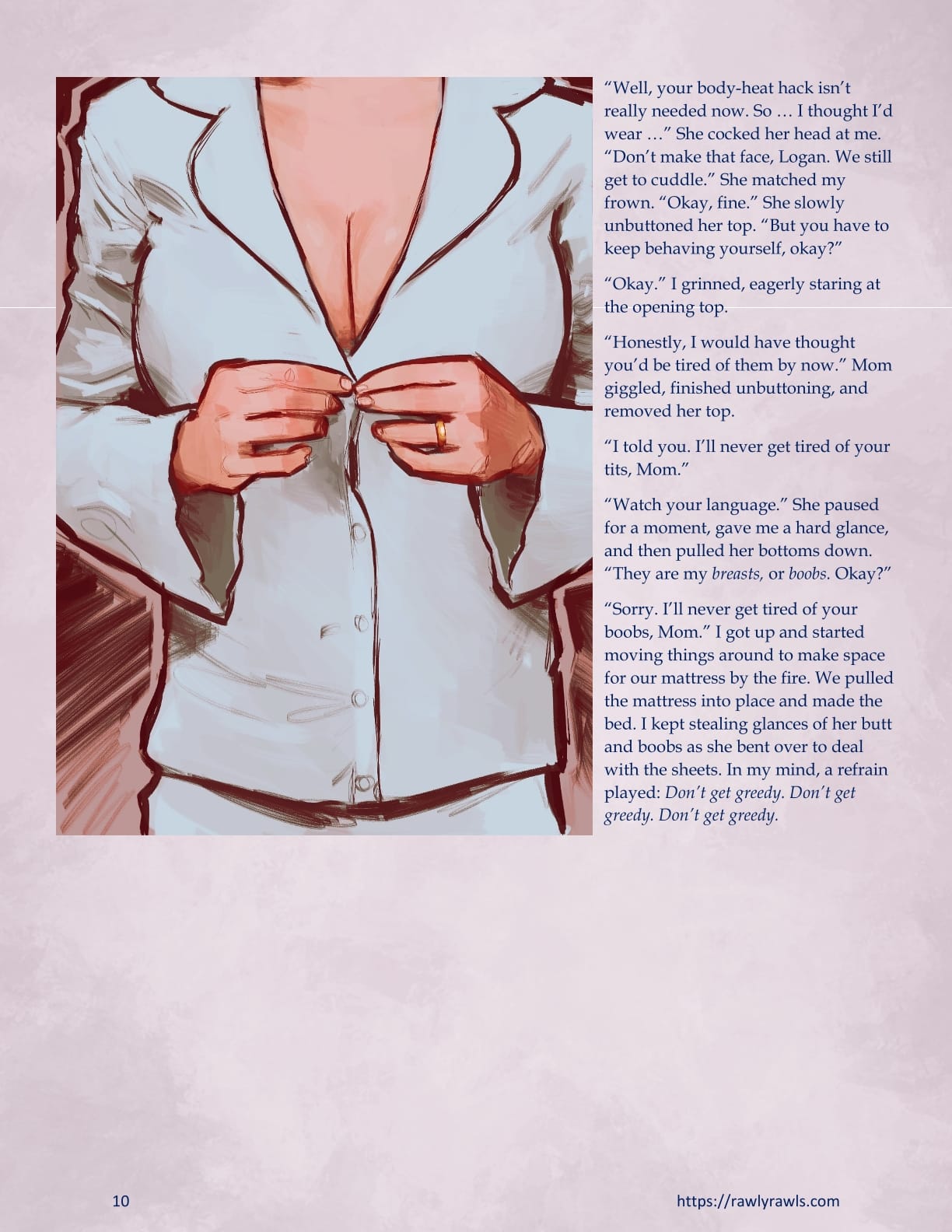 Marooned Christmas [BSA , Rawly Rawls] Chapter 11 - Page 10