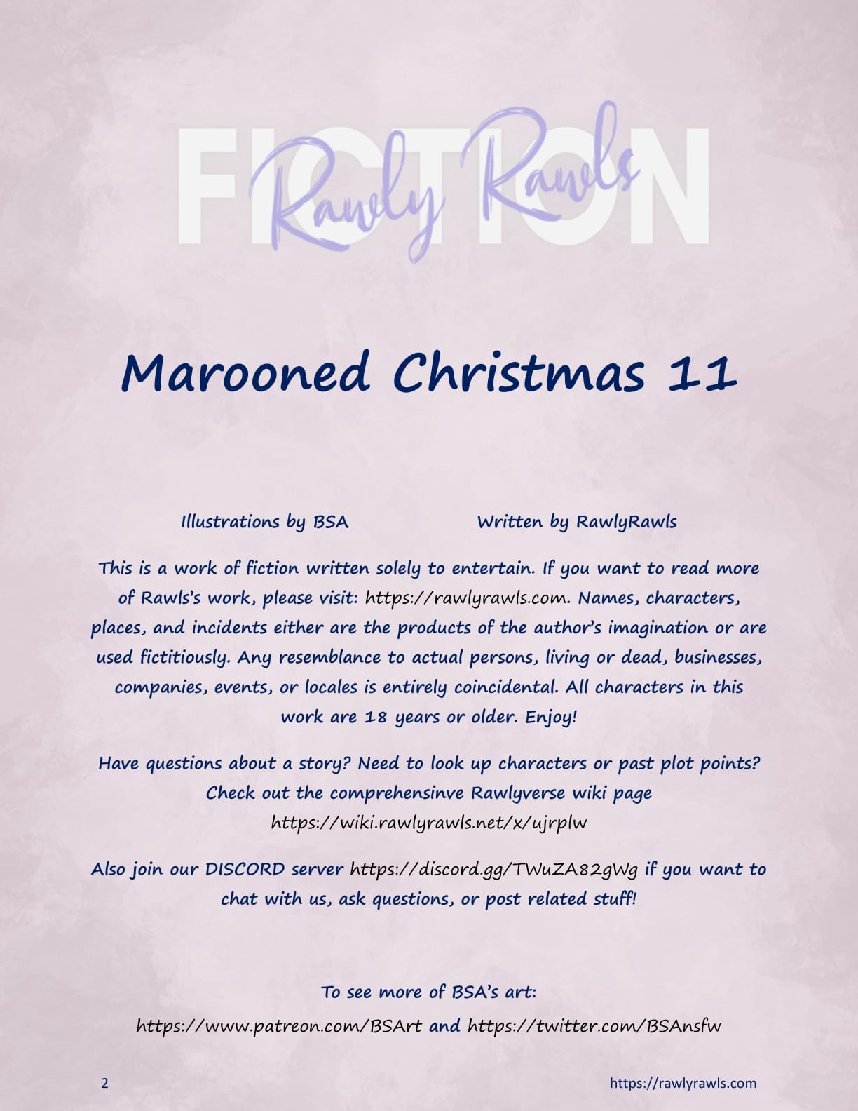 Marooned Christmas [BSA , Rawly Rawls] Chapter 11 - Page 2