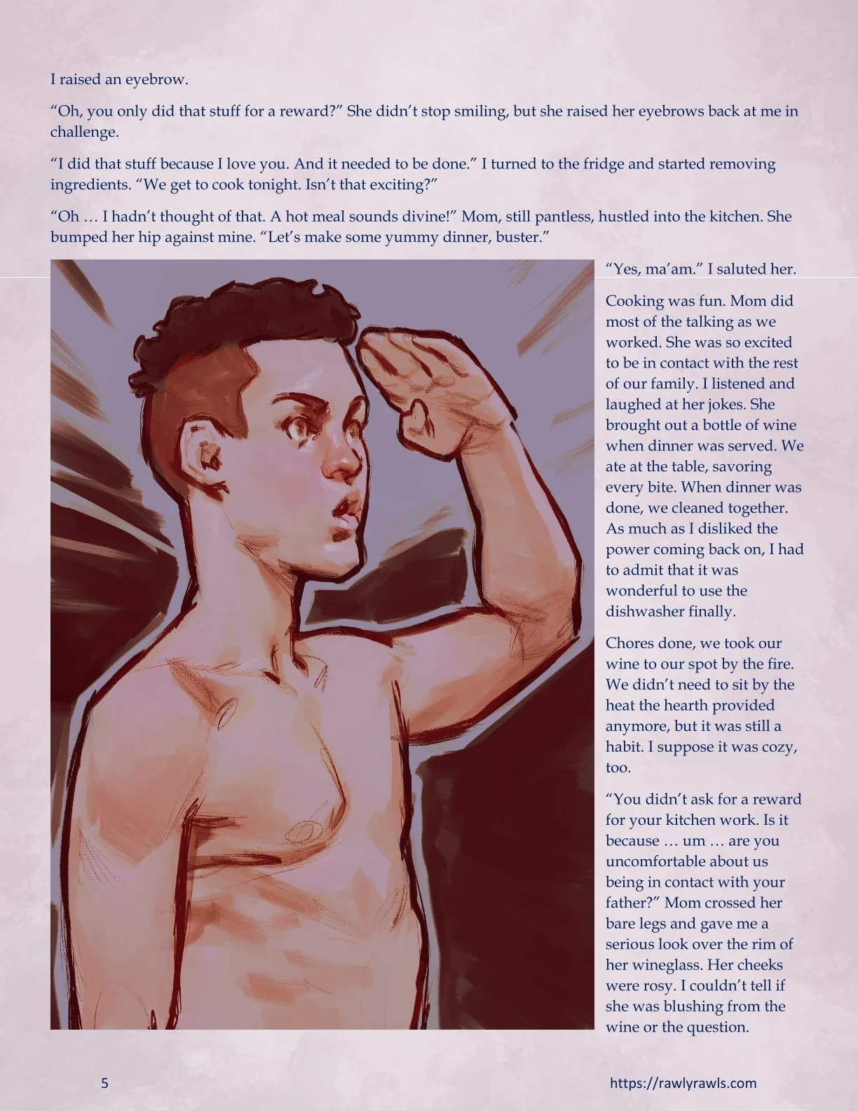 Marooned Christmas [BSA , Rawly Rawls] Chapter 11 - Page 5