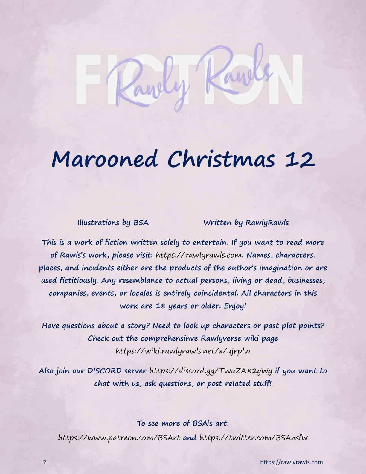 Marooned Christmas [BSA , Rawly Rawls] Chapter 12 - Page 2