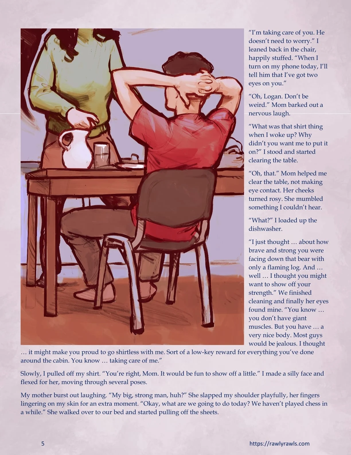 Marooned Christmas [BSA , Rawly Rawls] Chapter 12 - Page 5