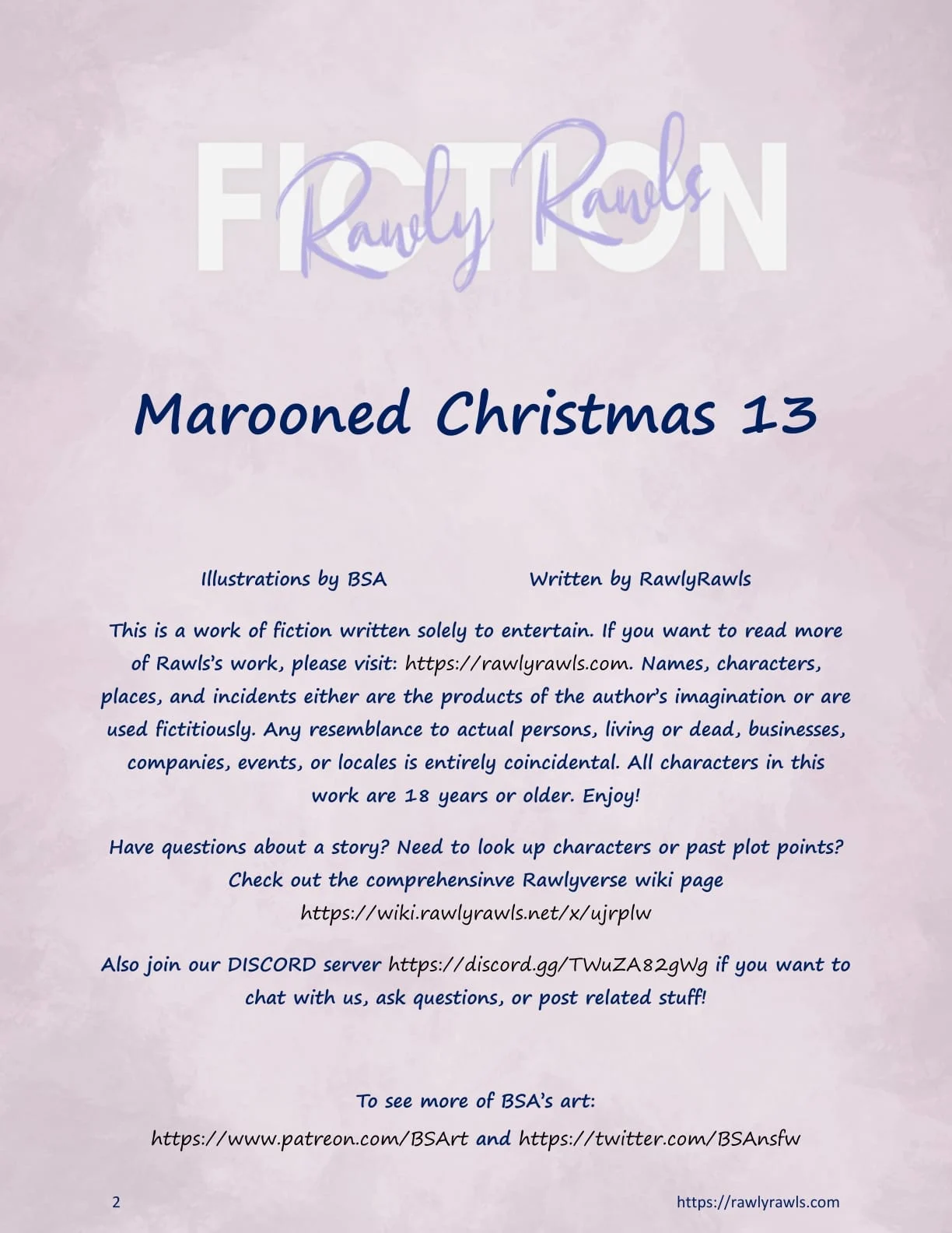 Marooned Christmas [BSA , Rawly Rawls] Chapter 13 - Page 2