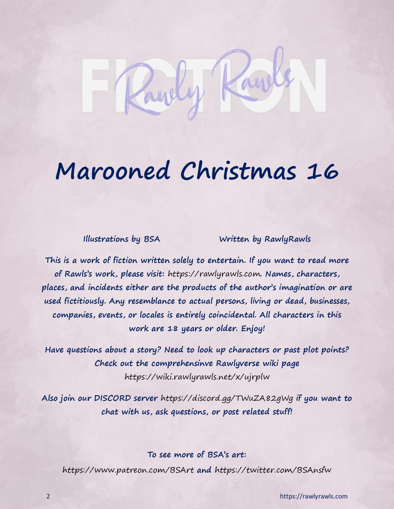 Marooned Christmas [BSA , Rawly Rawls] Chapter 16 - Page 2