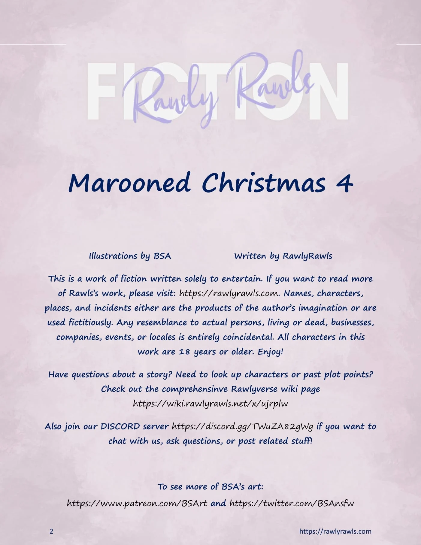 Marooned Christmas [BSA , Rawly Rawls] Chapter 4 - Page 2
