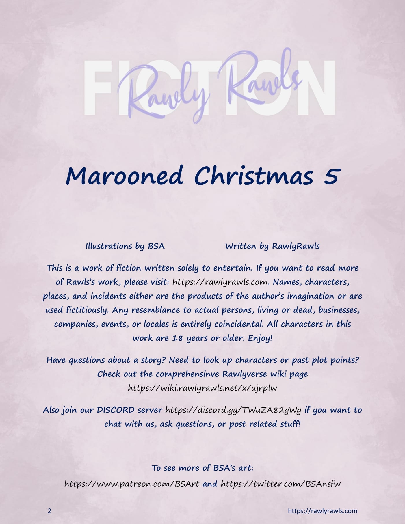Marooned Christmas [BSA , Rawly Rawls] Chapter 5 - Page 2