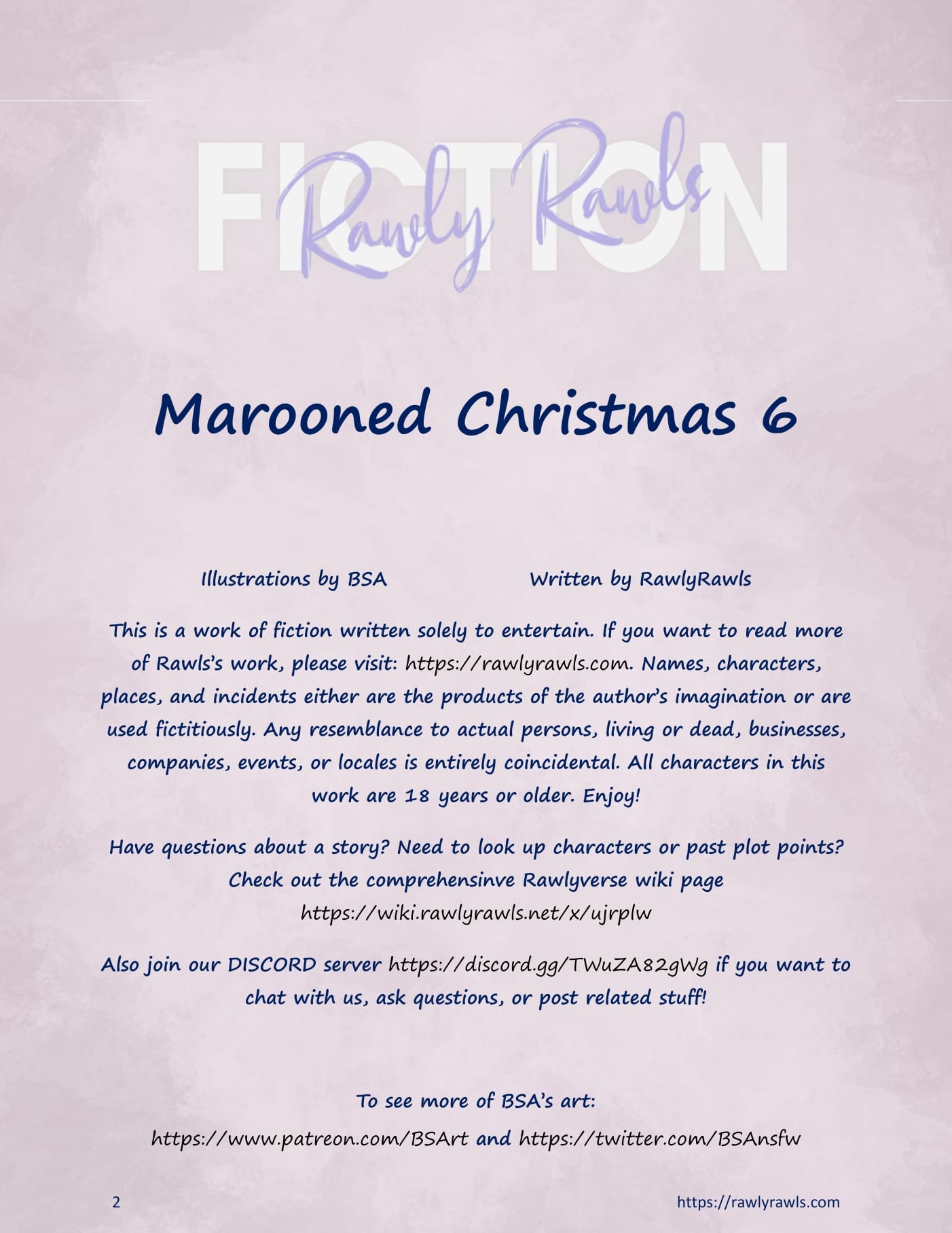 Marooned Christmas [BSA , Rawly Rawls] Chapter 6 - Page 2