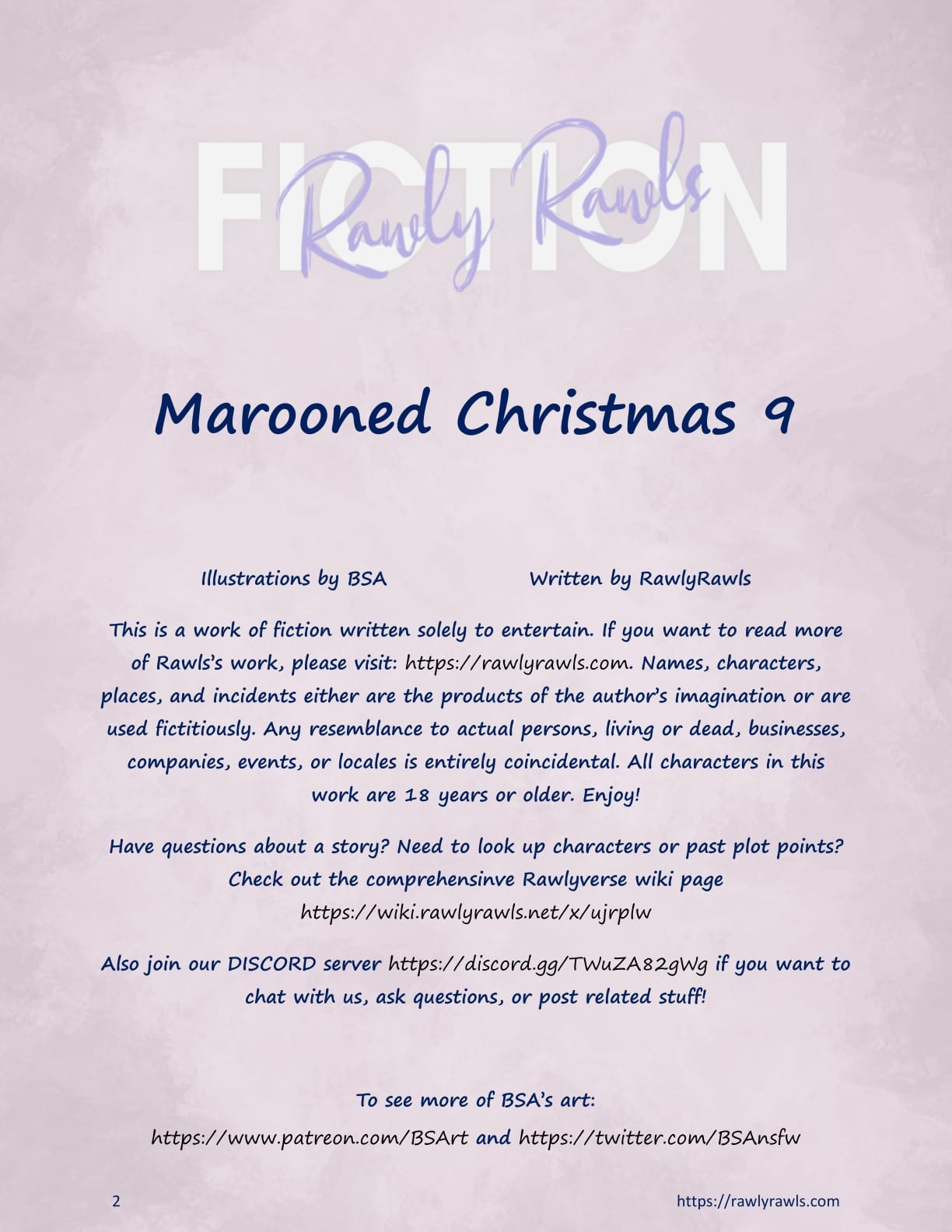 Marooned Christmas [BSA , Rawly Rawls] Chapter 9 - Page 2