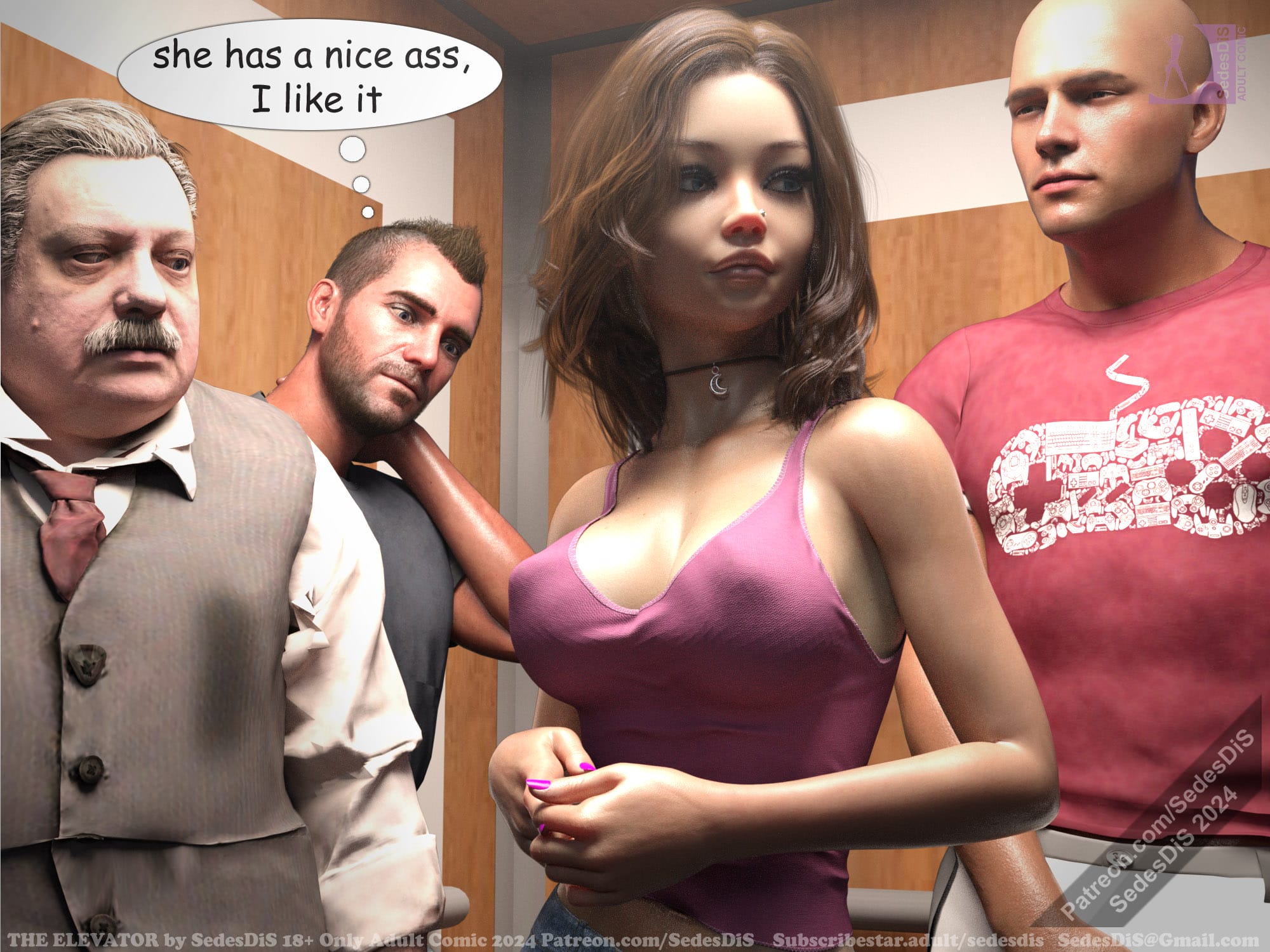 The Elevator [SedesDiS] Chapter 1 - Page 4