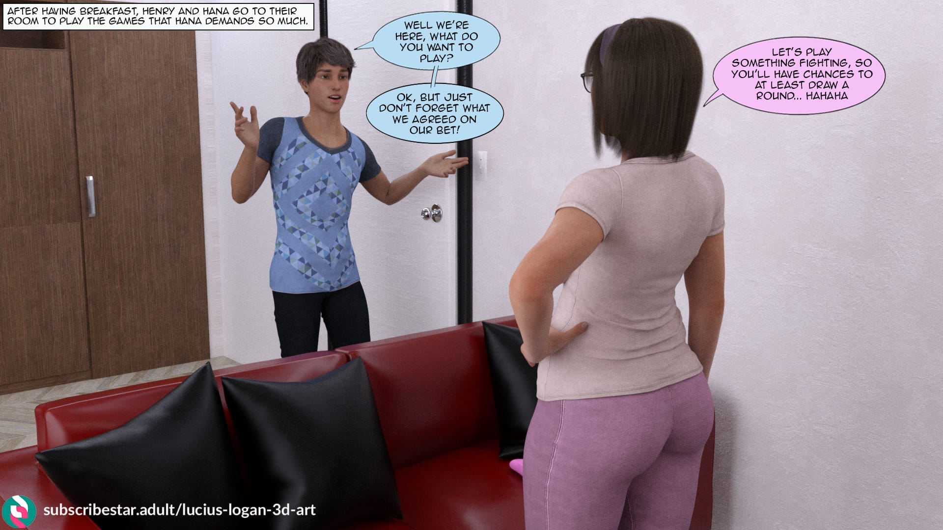 My New Girlfriend? [Lucius Logan] Chapter 1 - Page 54