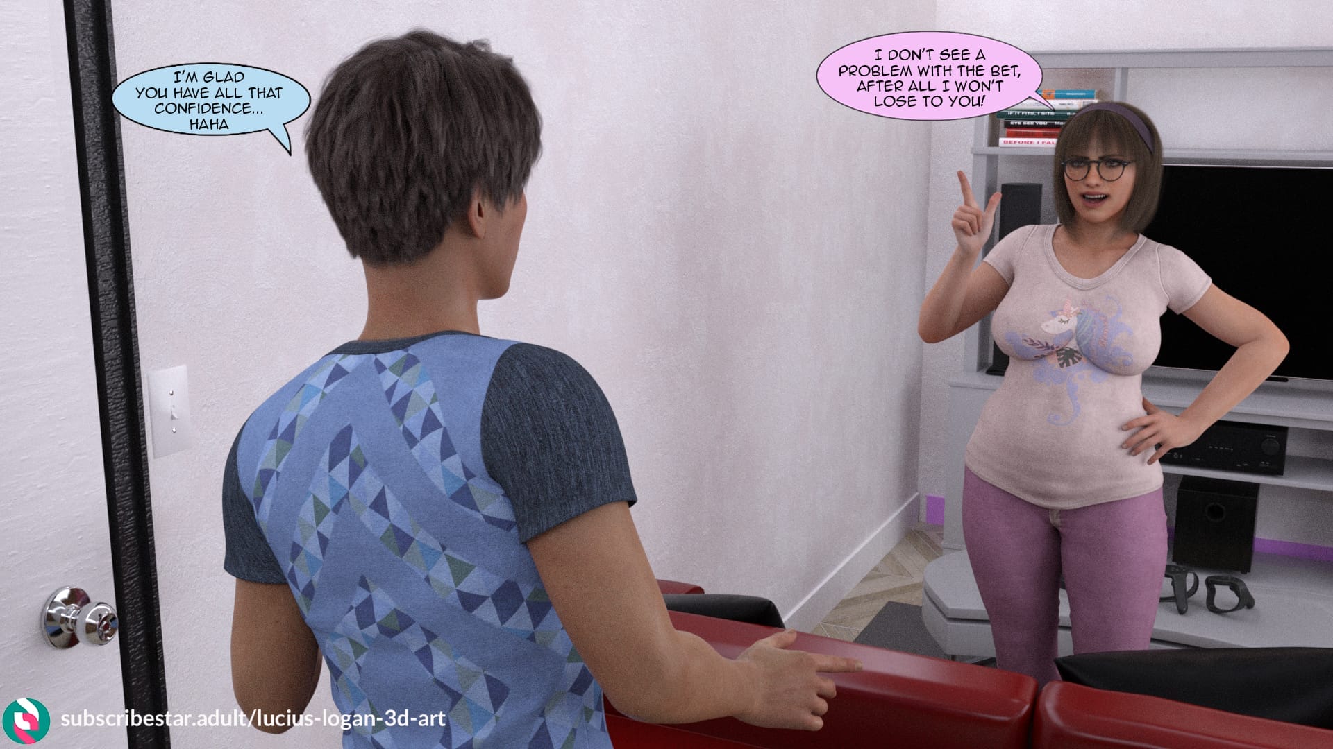 My New Girlfriend? [Lucius Logan] Chapter 1 - Page 55