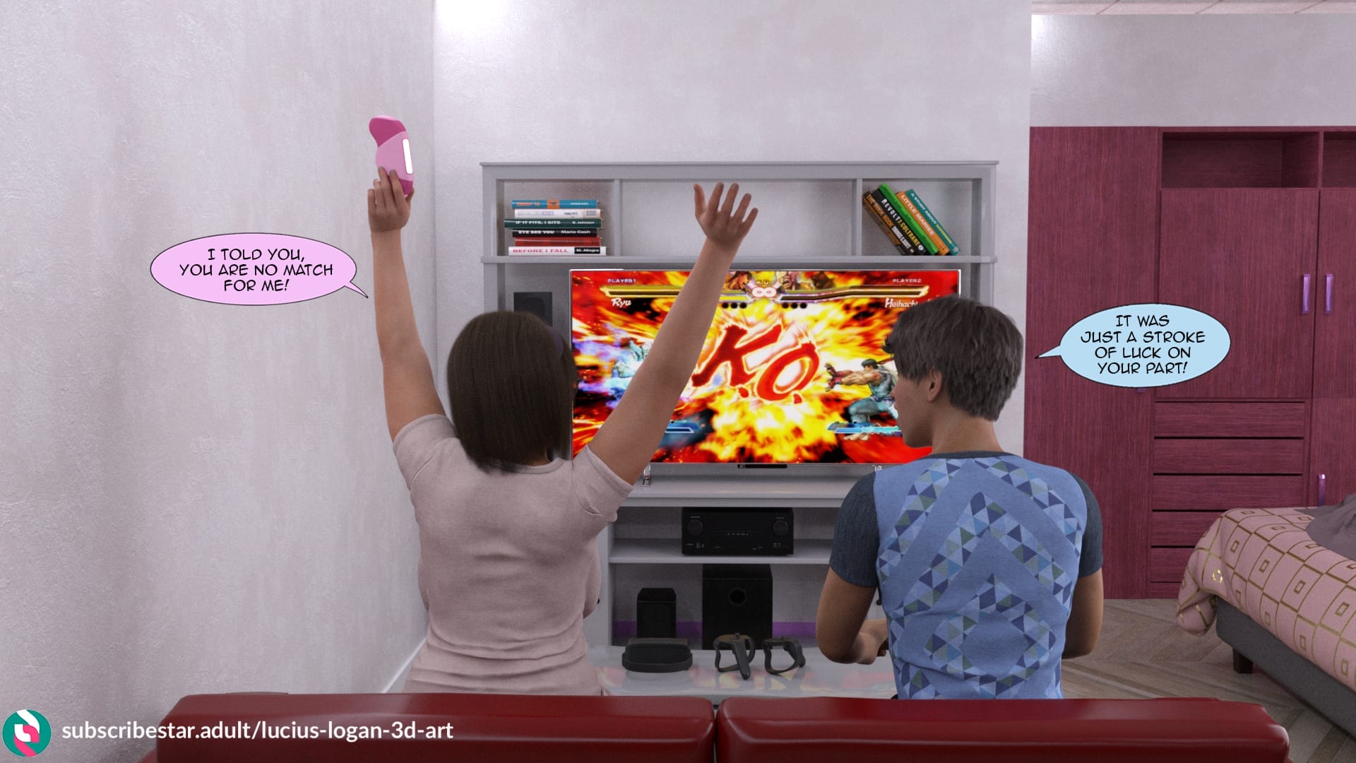 My New Girlfriend? [Lucius Logan] Chapter 1 - Page 57