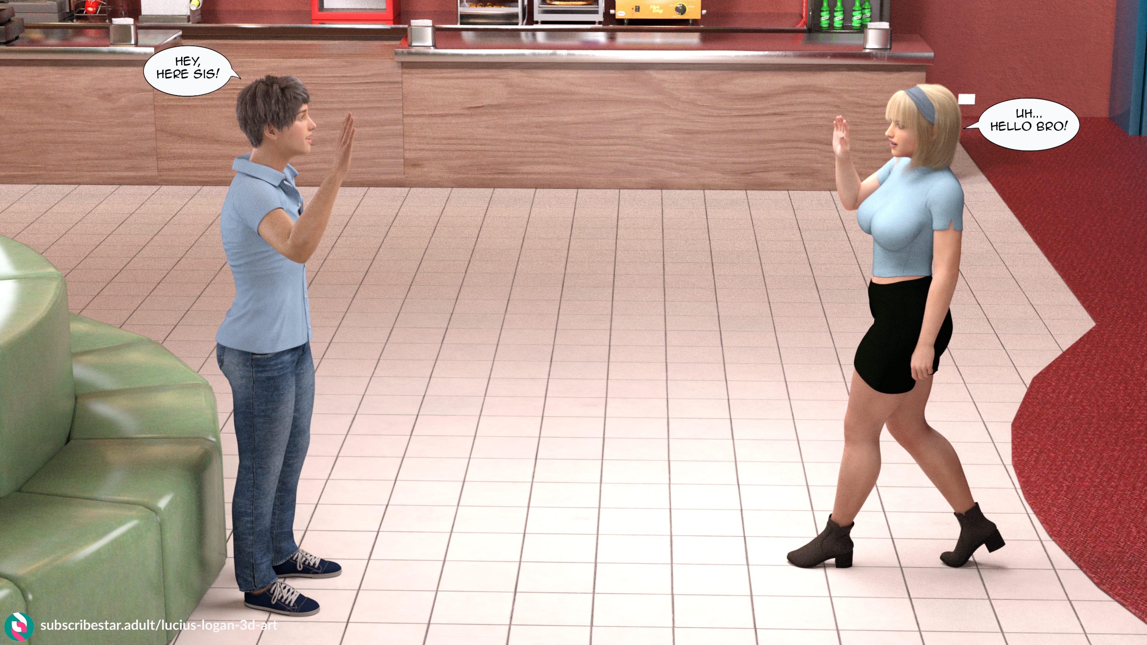 My New Girlfriend? [Lucius Logan] Chapter 2 - Page 35