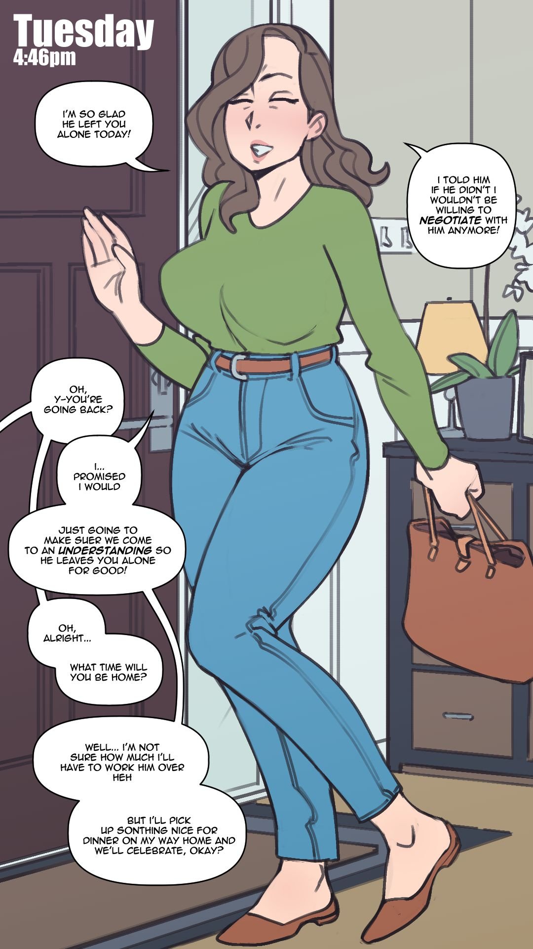 Mom Deals with My Bully [NotEnoughMilk] Chapter 1 - Page 4