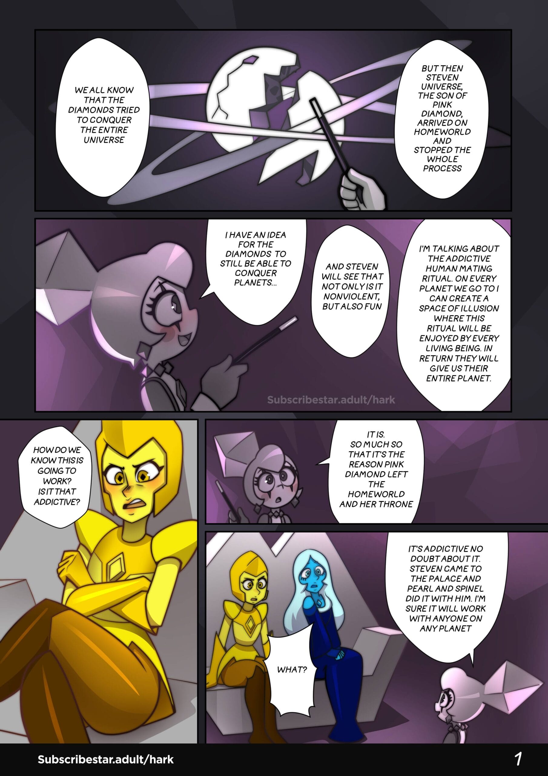 Steven’s Desire (Steven Universe) [HarkArt] Chapter 2 - Page 2