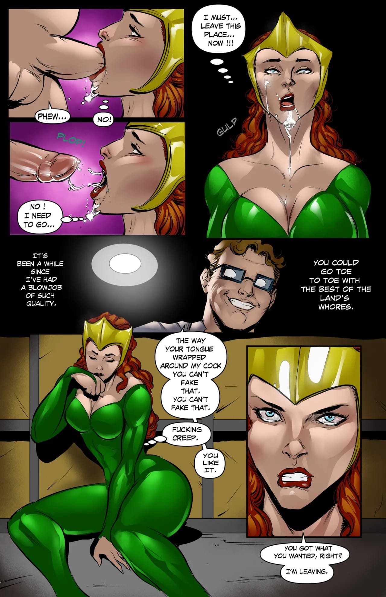 Mera Gets Blackmailed (Justice League) [Metrinome] Chapter 1 - Page 14
