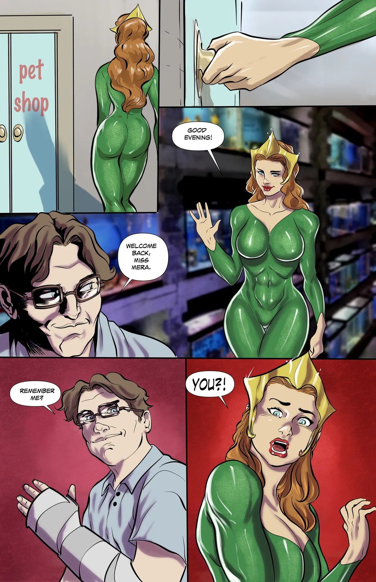 Mera Gets Blackmailed (Justice League) [Metrinome] Chapter 1 - Page 2