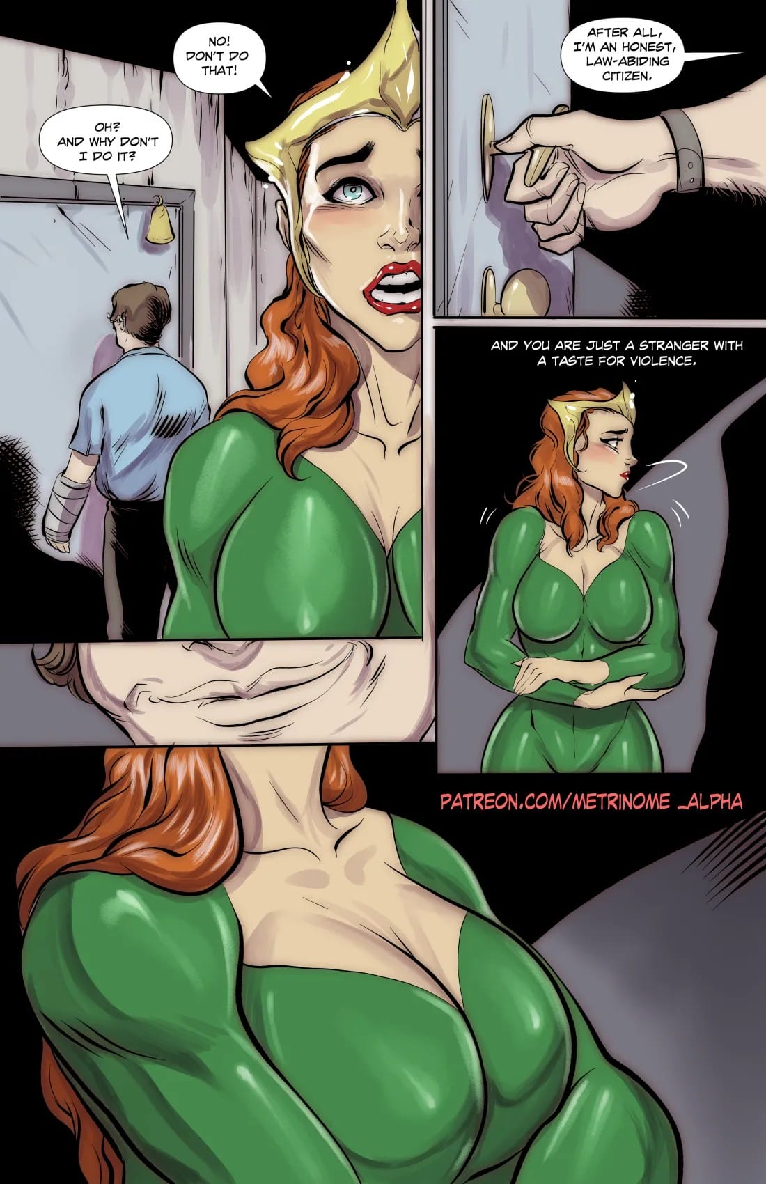 Mera Gets Blackmailed (Justice League) [Metrinome] Chapter 1 - Page 4