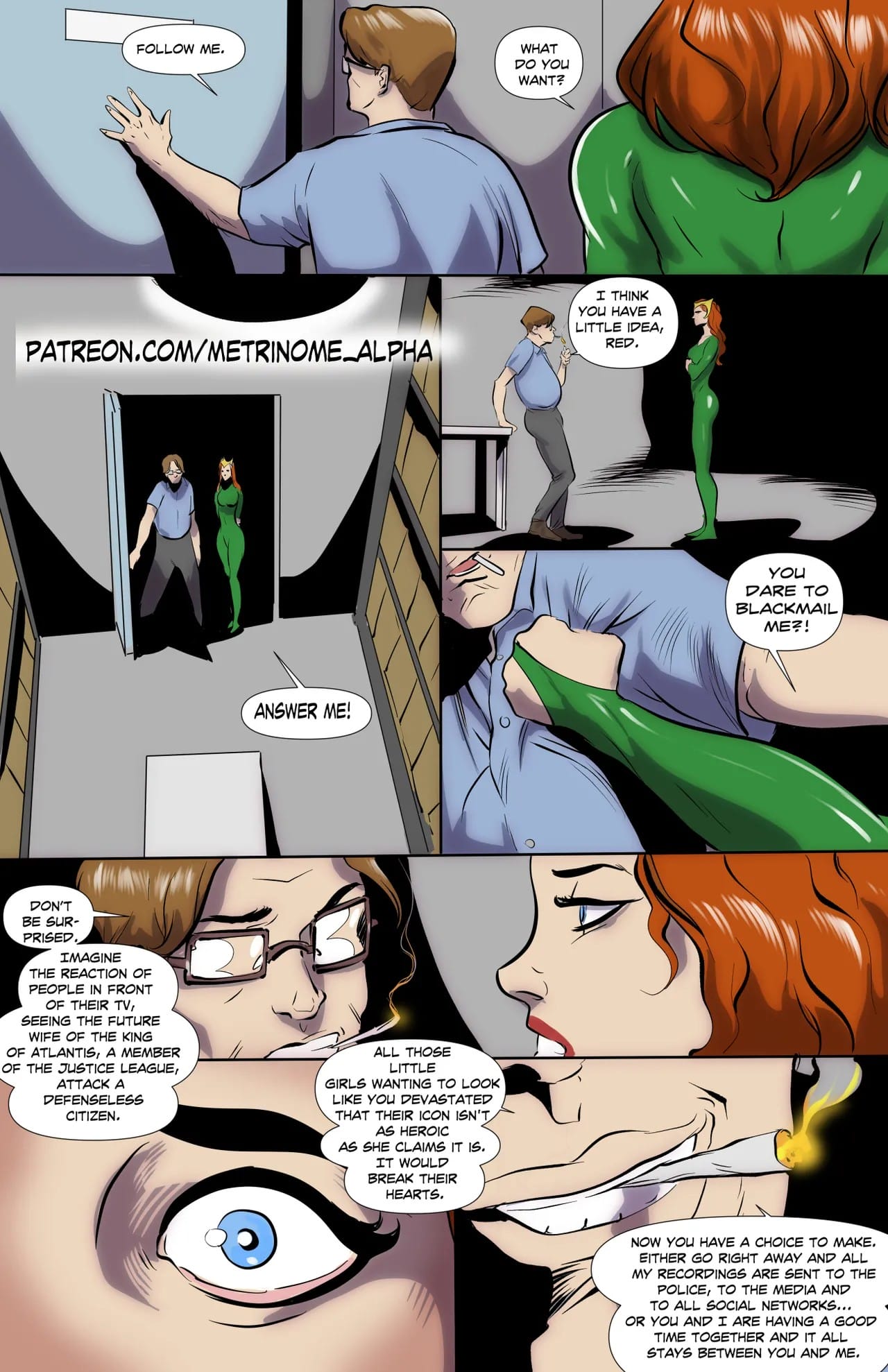 Mera Gets Blackmailed (Justice League) [Metrinome] Chapter 1 - Page 5
