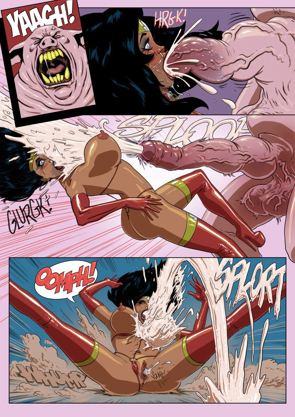 Wondercunt (Justice League) [Fenris Comix] Chapter 1 - Page 10