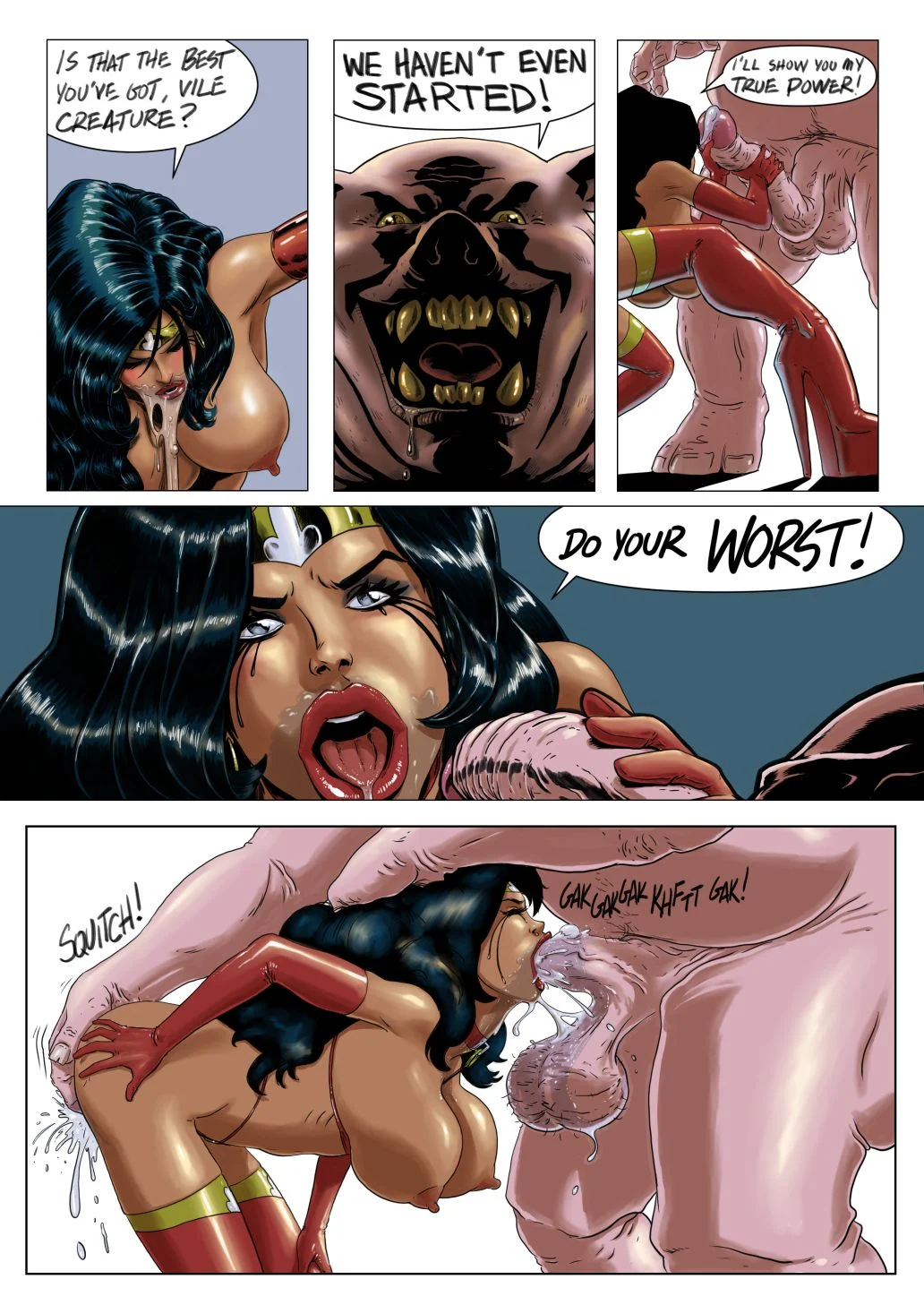 Wondercunt (Justice League) [Fenris Comix] Chapter 1 - Page 8