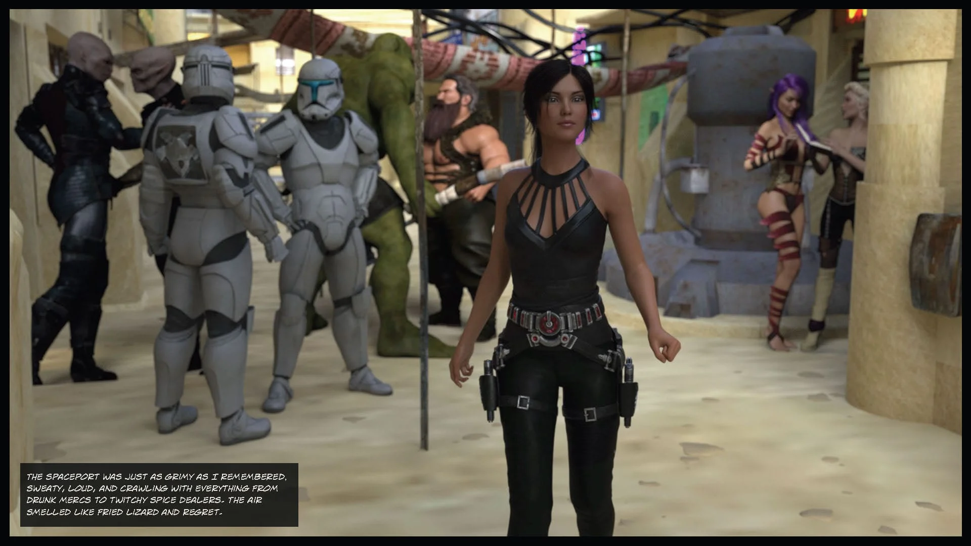 Star Whores (Star Wars) [Sexy3DComics | Gonzo] Chapter 1 - Page 43