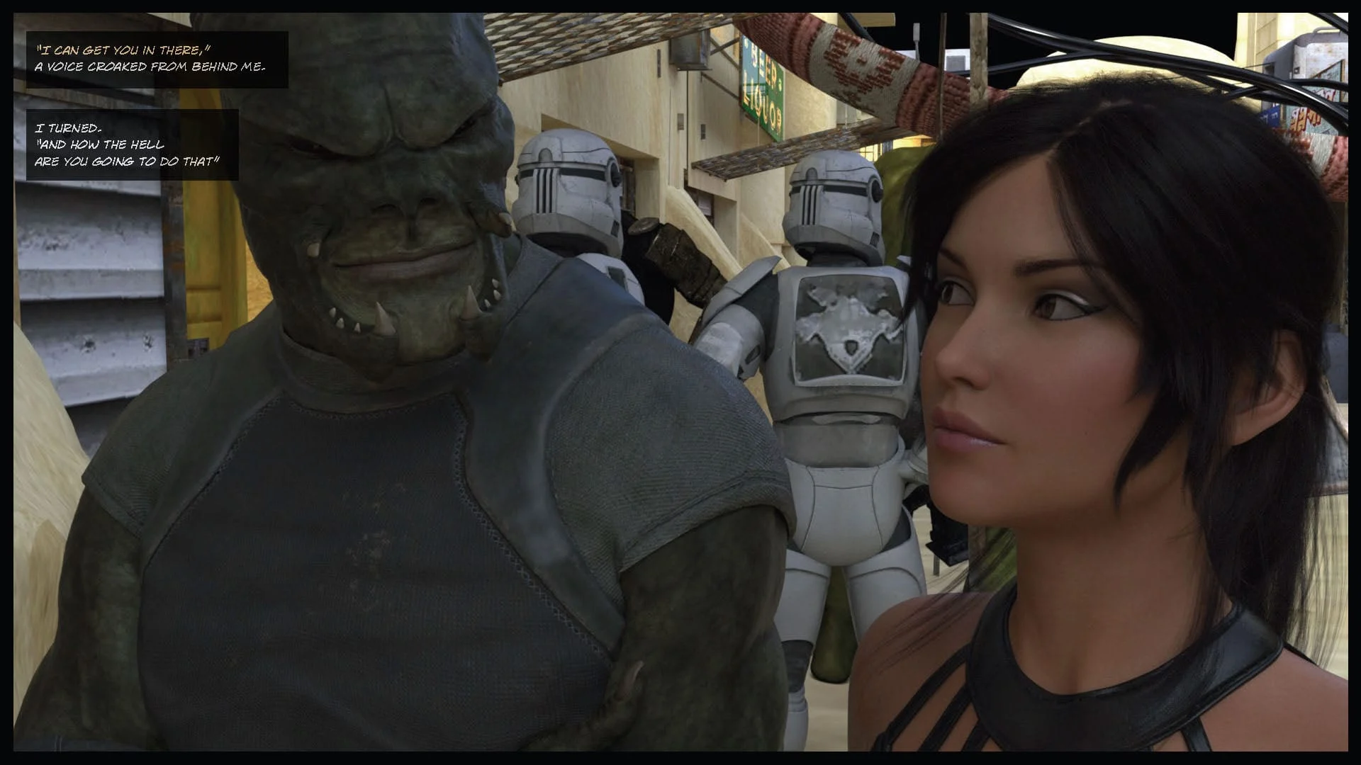 Star Whores (Star Wars) [Sexy3DComics | Gonzo] Chapter 1 - Page 48